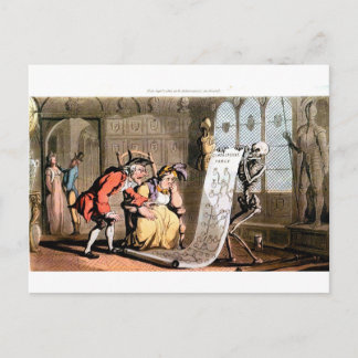 Dood in het briefkaart van de familieboom