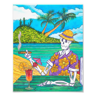 Dood in het paradijs Art Print Foto Afdruk