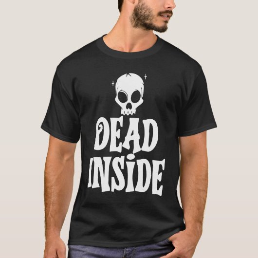 Dood in Ironic Skeleton Ghost Dark Sunshine S T-shirt (Voorkant)