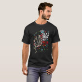 Dood in, maar Jolly AF Funny Skeleton Kerstmis T-shirt (Voorkant volledig)