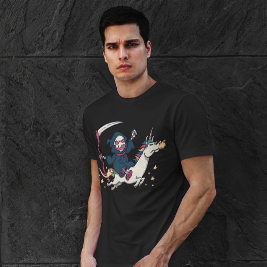 Dood in Unicorn Cartoon T-shirt