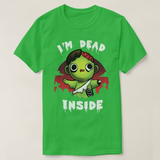 Dood in Zombie Kind Halloween Funny Costume T-shirt (Design voorkant)