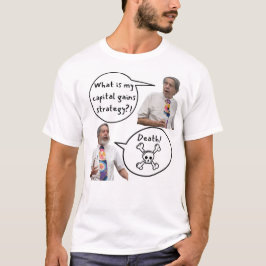 Dood is mijn strategie voor vermogenswinst t-shirt