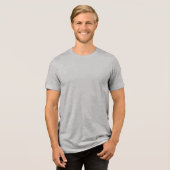Dood is vrede Tri-Blend shirt (Voorkant volledig)