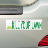 dood je gras bumpersticker (Op auto)