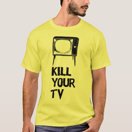 dood je tv t-shirt (Voorkant)