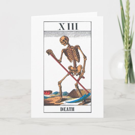 dood kaart (Voorkant)