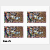 Dood Kaart Sticker (Vel)