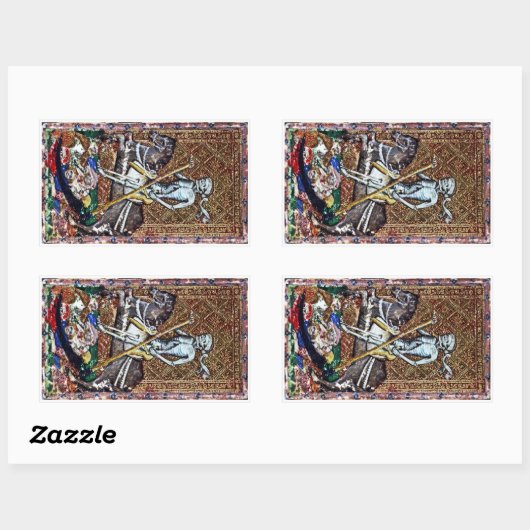 Dood Kaart Sticker (Vel)