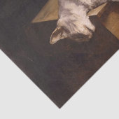 Dood kattehuis (Théodore Géricault) Tissuepapier (Detail)
