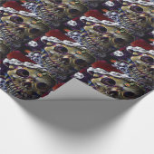 Dood kerstfeest cadeaupapier (Hoek)