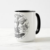 Dood komt bij salem koffie Mok (Voorkant rechts)