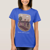 Dood kunnen we blauw t-shirt (Voorkant)