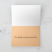 Dood laat hartzeer achter... - sympathiekaart kaart (Binnen)