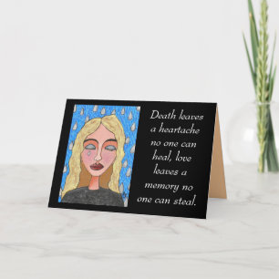 Dood laat hartzeer achter... - sympathiekaart kaart