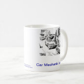Dood Lawyer™ auto Mechanic Lawyer Coffee Mok (Voorkant rechts)