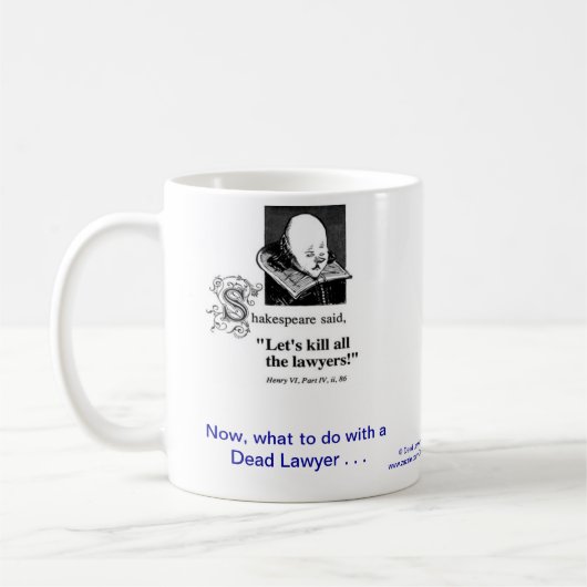 Dood Lawyer™ auto Mechanic Lawyer Coffee Mok (Links)