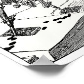 Dood loopt op stelten poster (Hoek)