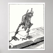 Dood loopt op stelten poster (Voorkant)