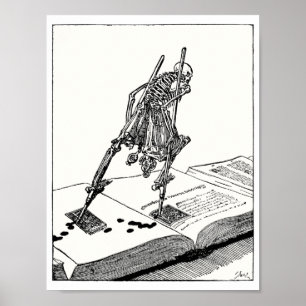 Dood loopt op stelten poster