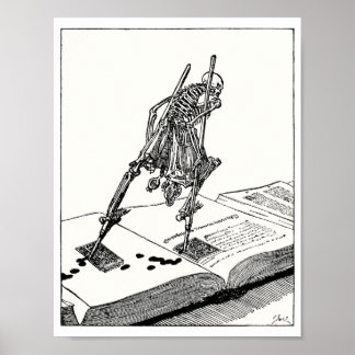 Dood loopt op stelten poster