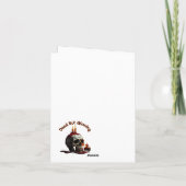 Dood Maar Glowing – Día de los Muertos Uitnodiging (Achterkant)