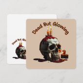 Dood Maar Glowing – Uitnodiging voor Día de los Mu (Voorkant / Achterkant)