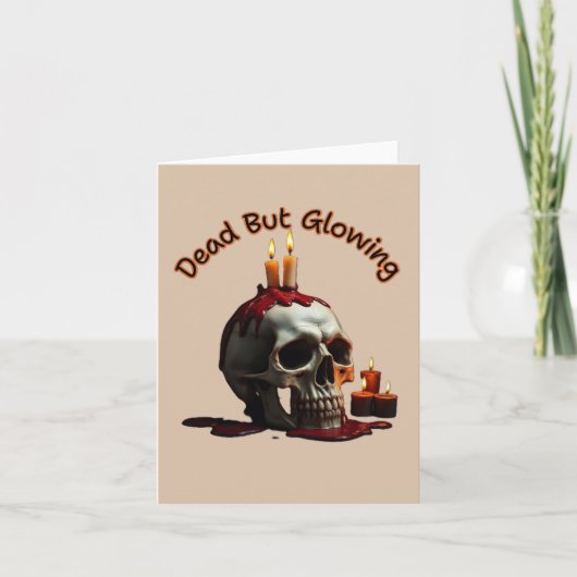 Dood Maar Stralend – Día de los Muertos Uitnodigin (Voorkant)