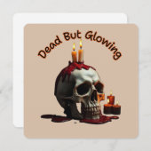 Dood Maar Stralend – Uitnodiging voor Día de los M (Voorkant / Achterkant)