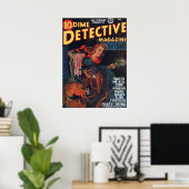 Dood Man39;s Alibi Dime rechercheur Magazine Poster (Thuiskantoor)