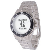 Dood Man loopt door Horloge (Gekanteld)