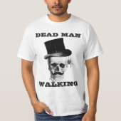 Dood man lopen t-shirt (Voorkant)