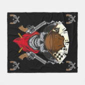 Dood Man met handtas Fleece Deken (Voorkant (Horizontaal))