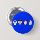 Dood Man piraterij Ronde Button 5,7 Cm (Voorkant /achterkant)