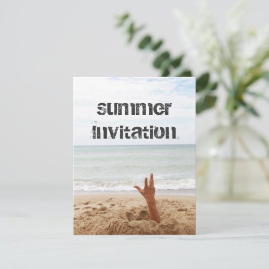 Dood me uit! kaart (Staand voorkant)