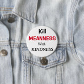 Dood Means met Kindness Ronde Button 7,6 Cm (In situ)