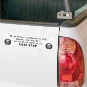 Dood mensen bloemen bumpersticker (Op Truck)