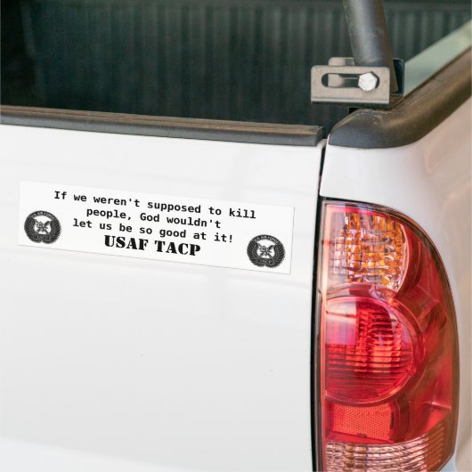 Dood mensen bloemen bumpersticker (Op Truck)