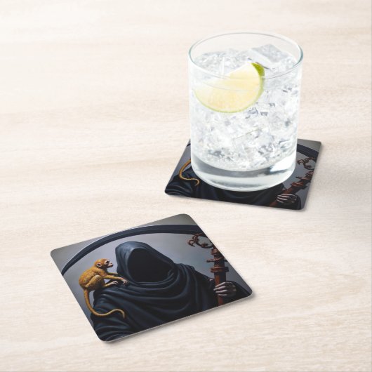 Dood met een aap kartonnen onderzetters (Insitu)