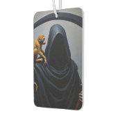 Dood met een aap luchtverfrisser (Links)