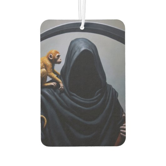 Dood met een aap luchtverfrisser (Achterkant)