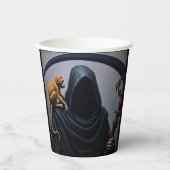 Dood met een aap papieren bekers (Voorkant)