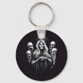 Dood met schedels sleutelhanger (Voorkant)