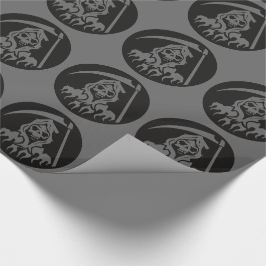 Dood met Scythe Cadeaupapier (Hoek)