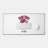 Dood moe mam leven skelet messy bun bandana bureaumat (Keyboard & Muis)