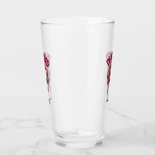 Dood moe mam leven skelet messy bun bandana glas (Rechts)