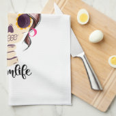 Dood moe mam leven skelet messy bun bandana theedoek (Quarter Fold)