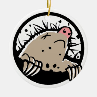 Dood Mole kerstversiering Keramisch Ornament