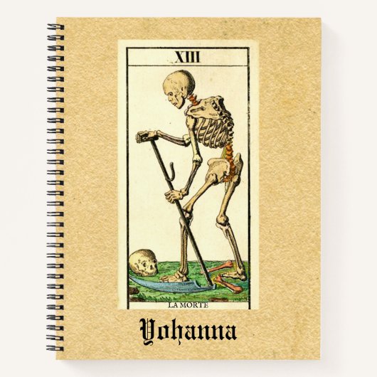  dood Morte Tarot Notitieboek (Voorkant)