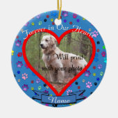 Dood of kat Pet Memorial Kerstmis Keramisch Ornament (Voorkant)